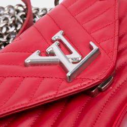 Pre Owned Louis Vuitton Red New Wave Chain Bag PM
