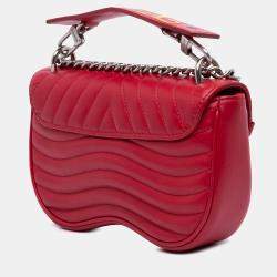 Pre Owned Louis Vuitton Red New Wave Chain Bag PM