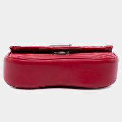 Pre Owned Louis Vuitton Red New Wave Chain Bag PM