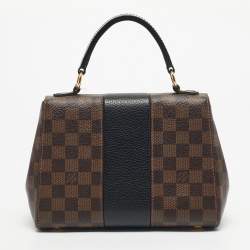 Pre Owned Louis Vuitton Black Damier Ebene Canvas Bond Street BB Bag