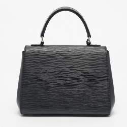 Pre Owned Louis Vuitton Black Epi Leather Cluny BB Bag