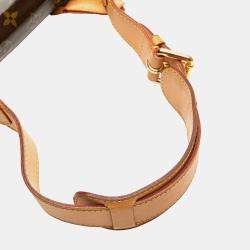 Pre Owned Louis Vuitton Brown Limited Edition Monogram Vinyl Tweedy Rabat