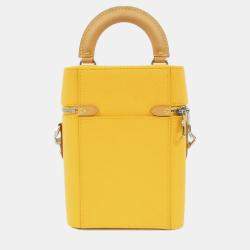 Pre Owned Louis Vuitton Vertical Box Trunk Monogram Canvas Handbag