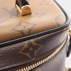 Pre Owned Louis Vuitton Vanity PM Monogram Reverse Canvas Leather Handbag