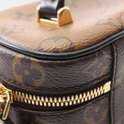 Pre Owned Louis Vuitton Vanity PM Monogram Reverse Canvas Leather Handbag
