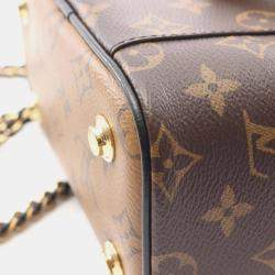 Pre Owned Louis Vuitton Vanity PM Monogram Reverse Canvas Leather Handbag