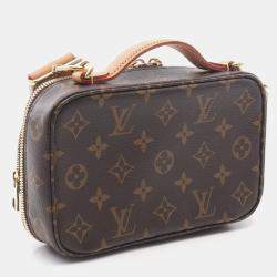 مملوكة مسبقًا Louis Vuitton Utility Crossbody Brown Monogram Coated Canvas Leather Handbag