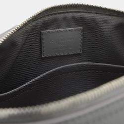 Pre Owned Louis Vuitton Aerogram City Keepall Grey Leather Shoulder Bag