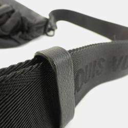 Pre Owned Louis Vuitton Noe Sling Black Monogram Shadow Leather Shoulder Bag