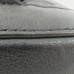 Pre Owned Louis Vuitton Noe Sling Black Monogram Shadow Leather Shoulder Bag