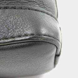 Pre Owned Louis Vuitton Noe Sling Black Monogram Shadow Leather Shoulder Bag