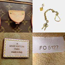 Pre Owned Louis Vuitton Carryall MM Brown Monogram Coated Canvas Shoulder Bag