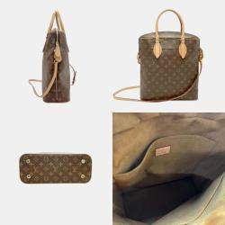 Pre Owned Louis Vuitton Carryall MM Brown Monogram Coated Canvas Shoulder Bag