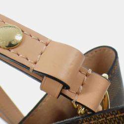 Pre Owned Louis Vuitton Neo Noe Damier Ebene Coated Canvas Shoulder Bag