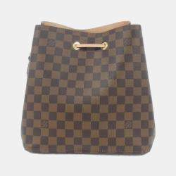 Pre Owned Louis Vuitton Neo Noe Damier Ebene Coated Canvas Shoulder Bag