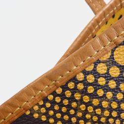 Pre Owned Louis Vuitton Neverfull MM Monogram Wave Yayoi Kusama Coated Canvas Tote Bag
