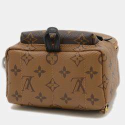 Pre Owned Louis Vuitton Palm Springs Mini Monogram Reverse Canvas Backpack