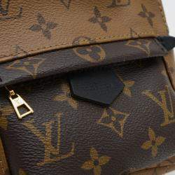 Pre Owned Louis Vuitton Palm Springs Mini Monogram Reverse Canvas Backpack
