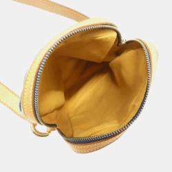 Pre Owned Louis Vuitton Denim Monogram Blue Camera Bag