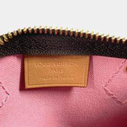 Pre Owned Louis Vuitton Vivienne Nano Speedy Monogram Brown Coated Canvas Shoulder Bag