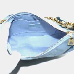Pre Owned Louis Vuitton Over The Moon Bubblegram Blue Glacier Leather Shoulder Bag