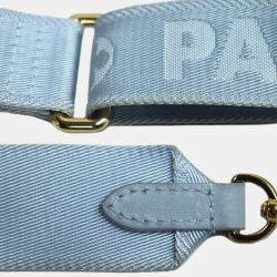 Pre Owned Louis Vuitton Over The Moon Bubblegram Blue Glacier Leather Shoulder Bag