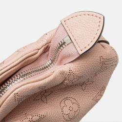 Pre Owned Louis Vuitton Pink Monogram Mahina Scala Mini Pouch