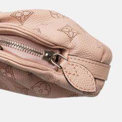 Pre Owned Louis Vuitton Pink Monogram Mahina Scala Mini Pouch