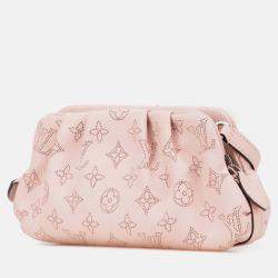 Pre Owned Louis Vuitton Pink Monogram Mahina Scala Mini Pouch