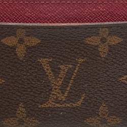 مملوكة مسبقًا Louis Vuitton Fuchsia Monogram Canvas Card Holder