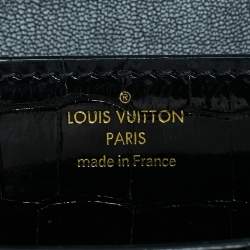 Pre Owned Louis Vuitton Black Alligator Vivienne Bag