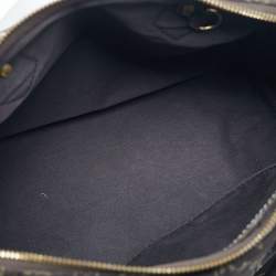 Pre Owned Louis Vuitton Fusain Monogram Mini Lin Canvas Speedy 30 Bag