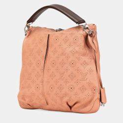 Pre Owned Louis Vuitton Pink Monogram Mahina Selene PM