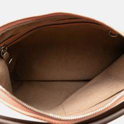 Pre Owned Louis Vuitton Pink Monogram Mahina Selene PM