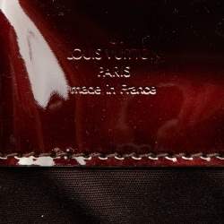 Pre Owned Louis Vuitton Amarante Monogram Vernis Melrose Avenue Bag