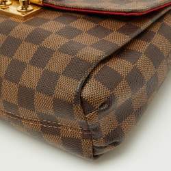 Pre Owned Louis Vuitton Damier Ebene Canvas Croisette Bag
