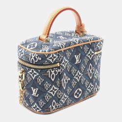 Pre Owned Louis Vuitton Blue Monogram Since 1854 Vanity Case PM