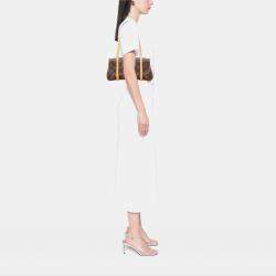 Pre Owned Louis Vuitton Brown Monogram Marelle Shoulder Bag