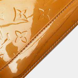 Pre Owned Louis Vuitton Brown Monogram Vernis Alma BB