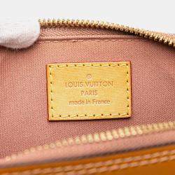 Pre Owned Louis Vuitton Brown Monogram Vernis Alma BB
