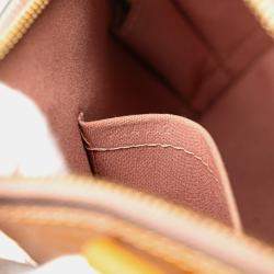 Pre Owned Louis Vuitton Brown Monogram Vernis Alma BB