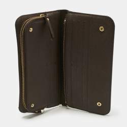 Pre Owned Louis Vuitton Damier Ebene Canvas Insolite Wallet