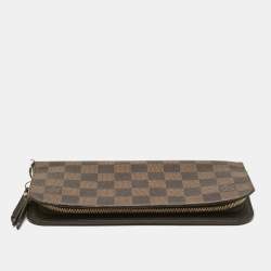 Pre Owned Louis Vuitton Damier Ebene Canvas Insolite Wallet