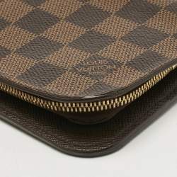 Pre Owned Louis Vuitton Damier Ebene Canvas Insolite Wallet