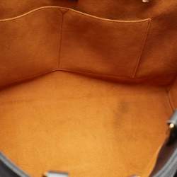 Pre Owned Louis Vuitton Black Monogram Empreinte Leather Onthego GM Bag