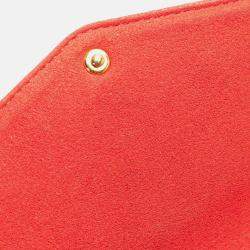 Pre Owned Louis Vuitton Red Monogram Twice