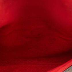 Pre Owned Louis Vuitton Red Monogram Twice