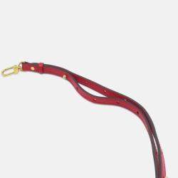 Pre Owned Louis Vuitton Palm Springs Mini Blue Red Monogram Denim Backpack