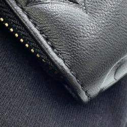 Pre Owned Louis Vuitton Zippy Noir Monogram Lambskin Wallet