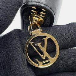 Pre Owned Louis Vuitton Zippy Noir Monogram Lambskin Wallet